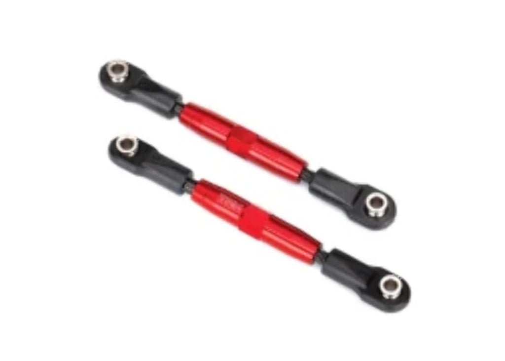 Traxxas 3644R Camber Links, Rear (Red anodized, 7075-T6 Aluminum, 73mm) (2)