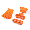 Arrma ARA320795 Lower Skid And Bumper Mount Set - Orange