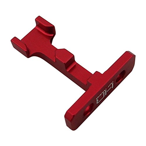 Hot Racing NRO24WM02 Aluminum Steering Servo Wire Holder Red Nero