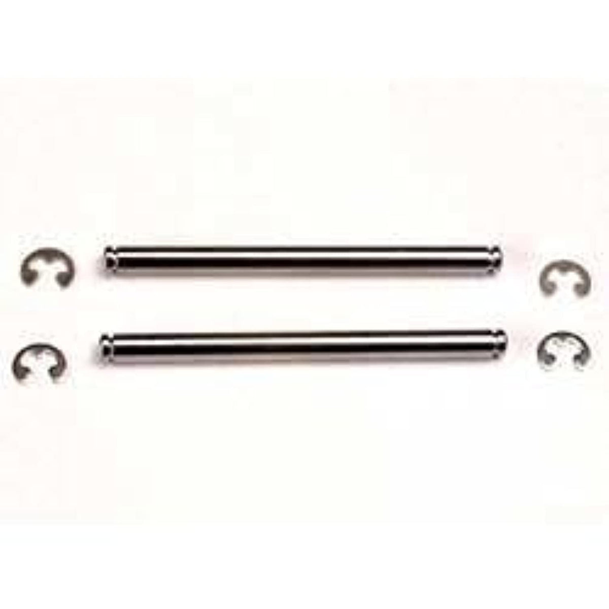 Traxxas 2640 Chrome Suspension Pins/E-Clips 44mm: 1/10 Slash 2wd/Stampede 2wd