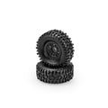 J Concepts 406632412 Tusk, Green Compound, On #3446 Wheel, Black, Fits TRX4M