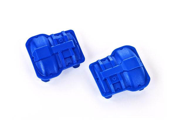 Traxxas 9738-BLUE Axle Cover, Front or Rear (Blue) (2)