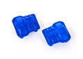 Traxxas 9738-BLUE Axle Cover, Front or Rear (Blue) (2)