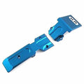 Hot Racing RVO331F06 Blue Aluminum Front Skid Plate: Traxxas Revo