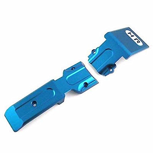 Hot Racing RVO331F06 Blue Aluminum Front Skid Plate: Traxxas Revo