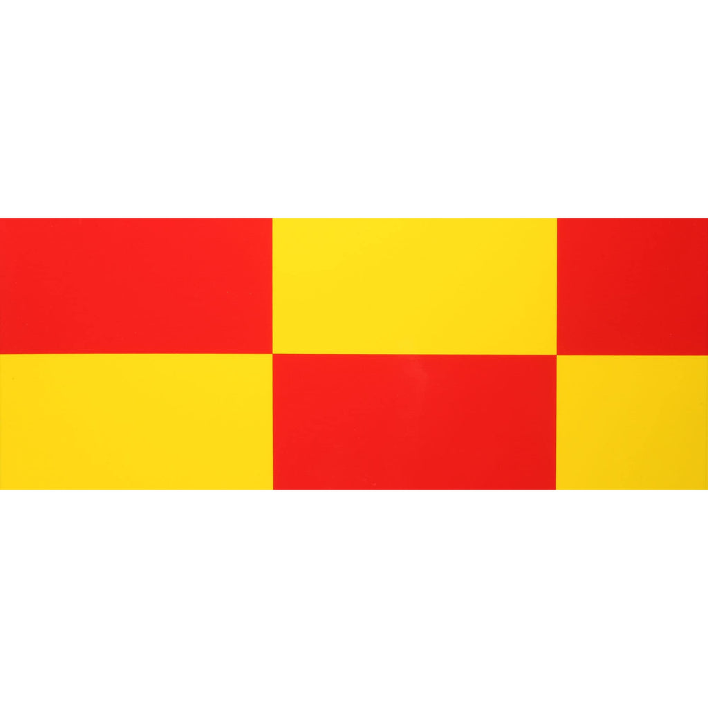 Hangar 9 U948 UltraCote, 4" Squares Yellow/Red
