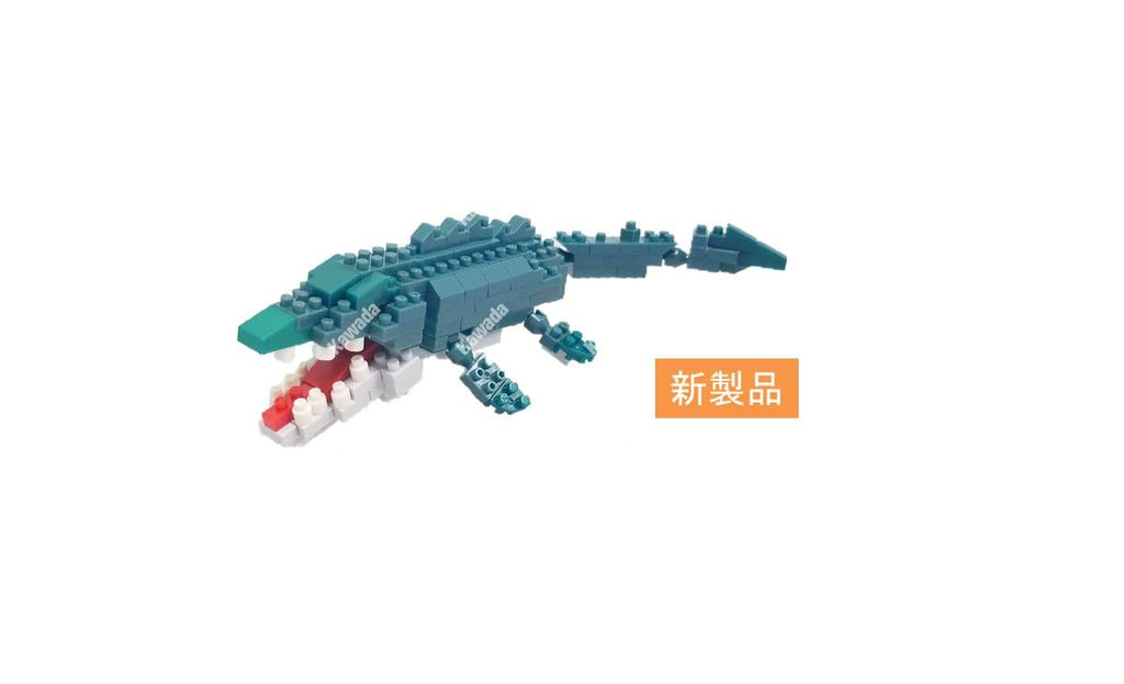 Nanoblock 22150 Mosasaurus, "Dinosaurs", Nanoblock Collection Series