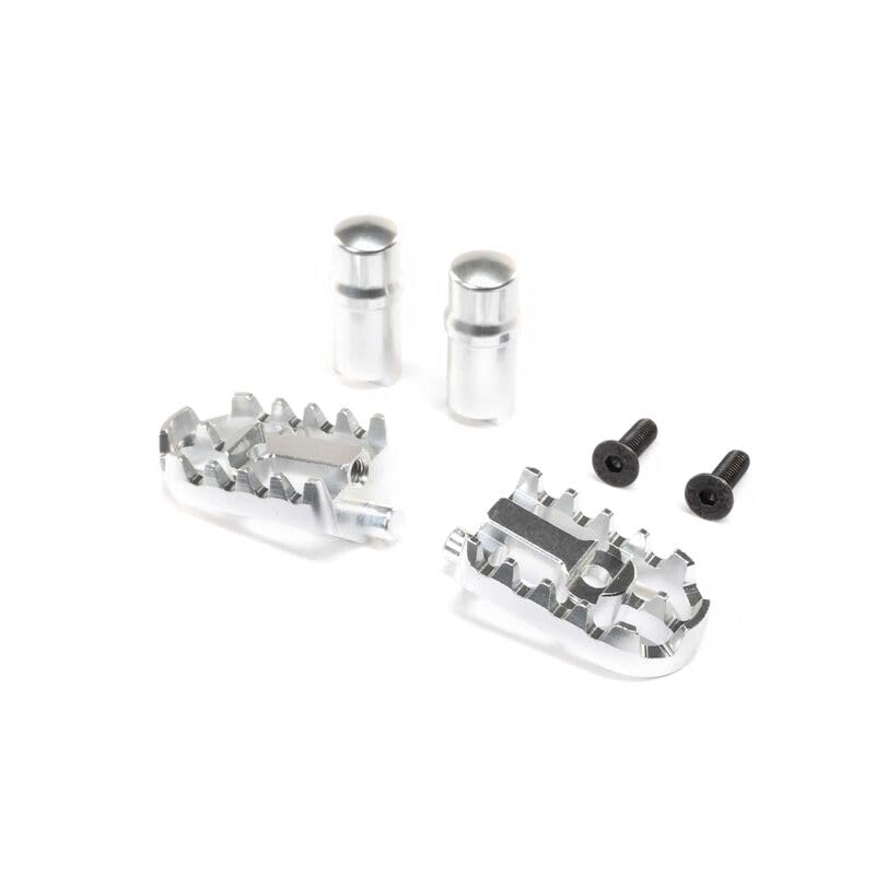 Losi LOS361001 Aluminum Foot Pegs, Silver: PM-MX