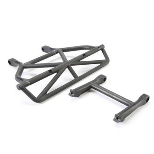 Traxxas 5836 Rear Bumper & Mount, Black: 1/10 Slash 2wd