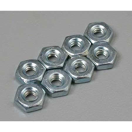 Great Planes GPMQ3306 6-32 Hex Nuts (8)