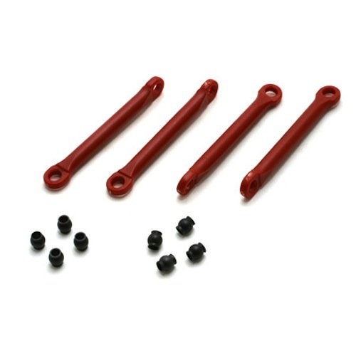 Traxxas 7018  Push-Rods (4) Hollow Balls (8): 1/16 Slash E-Revo Fiesta, Rally
