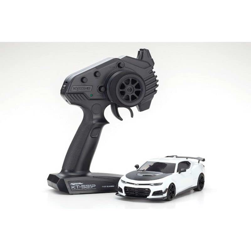 Kyosho 32339W Mini-Z RWD MR-03 Chevrolet Camaro ZL1 1LE Summit White ReadySet