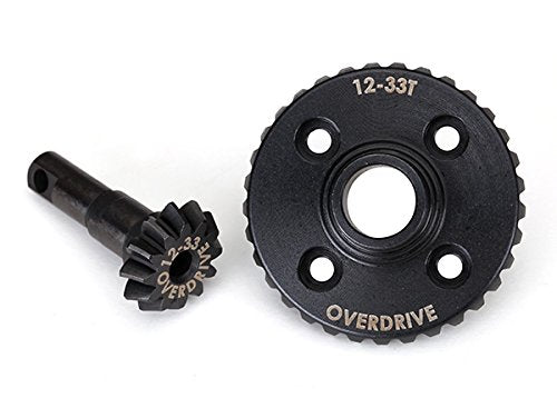 Traxxas 8287 Machined Overdrive Differential Ring/Pinion Gears 12/33T: TRX-4