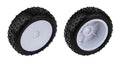 Team Associated 21595 Reflex 14 Mini Pin Tires on Narrow Wheels, White