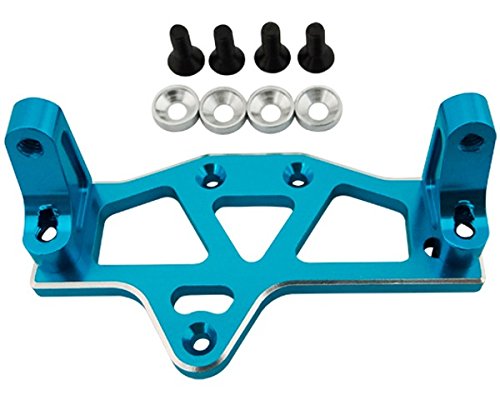 Hot Racing ETE2406 Blue Aluminum Servo Mount 4WD ECX Temper 1/18