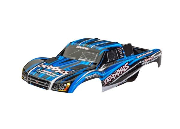 Traxxas 6910-BLUE Clipless Body, Blue: Slash 4x4, Slash VXL & Slash 2WD