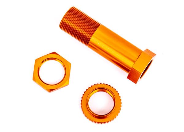 Traxxas 9545T Servo Saver Post/Nuts Orange Anodized, 6061-T6 Alum (1 each)