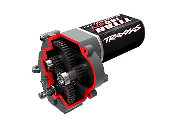 Traxxas 9791R Transmission, Complete (Low Range 40.3:1 Ratio) w/Titan 87T motor