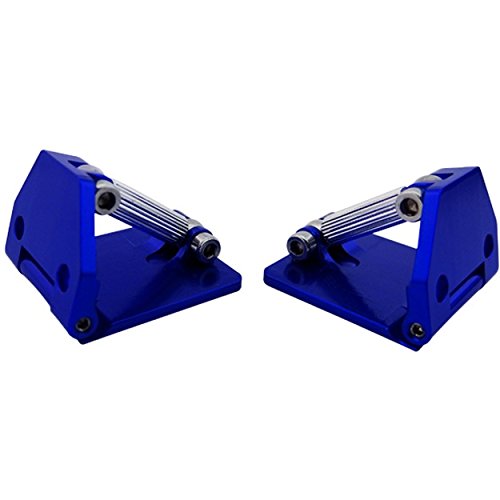 Hot Racing DCB311AR06 Aluminum Adjustable Trim Tabs (2) Blue: Traxxas DCB M41