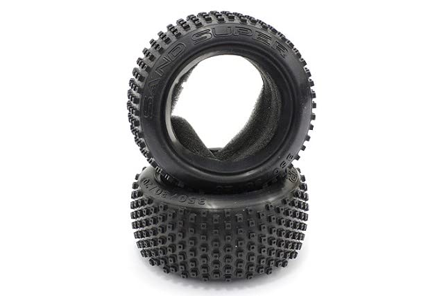 Kyosho OTT244M Block Tire, 50x83x36mm, Medium, for Optima & Javelin