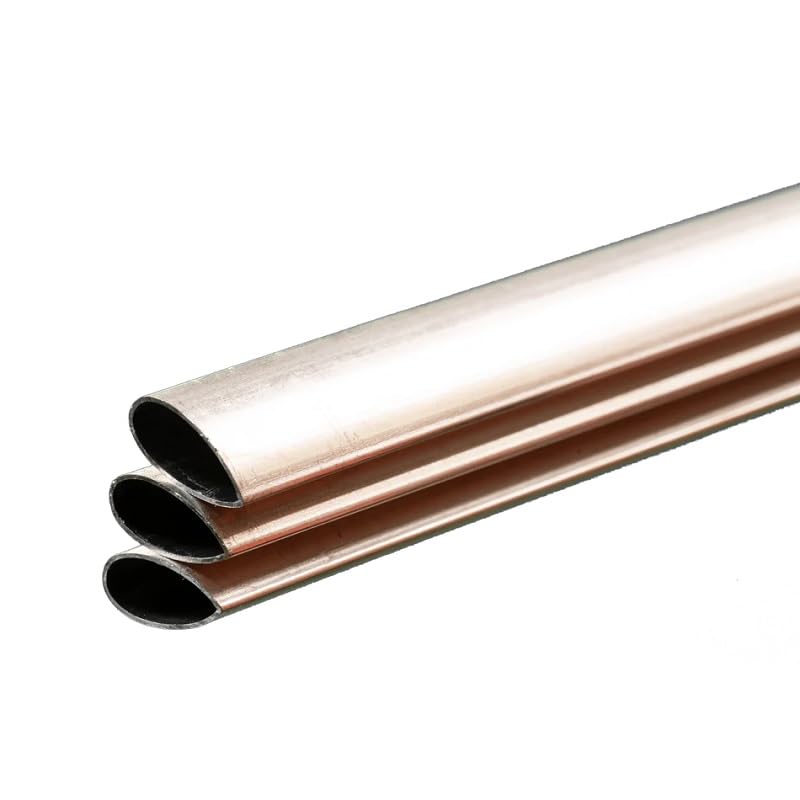 K & S Metals 1104 Aluminum Streamline: 5/8" OD x 0.016" Wall x 35" Long