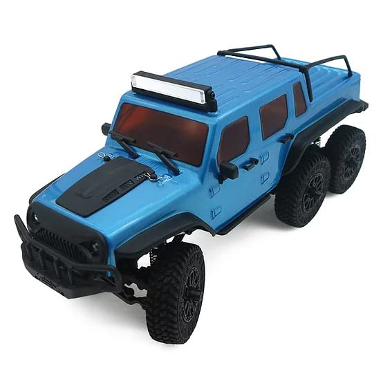 Panda Hobby 1861B 1/18 Tetra18 X1 6X6 RTR Scale Mini Crawler, Blue
