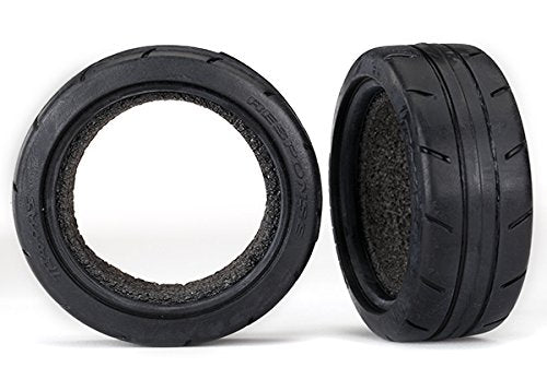 Traxxas 8369 Tires, Response 1.9' Touring (Front) (2)/ Foam Inserts (2)