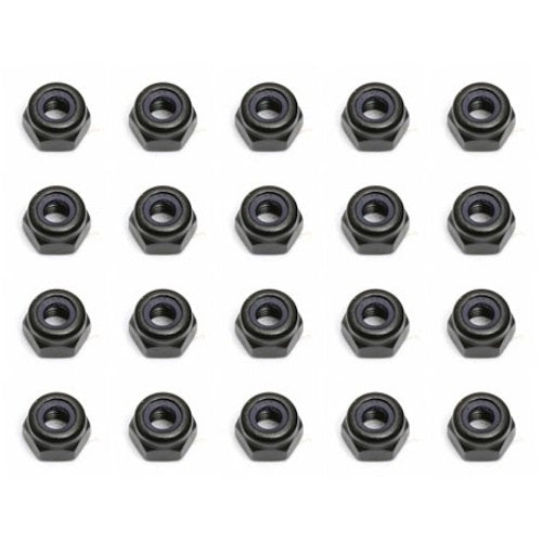 Team Associated 25215 Locknuts Lock-Nuts M3 (20)