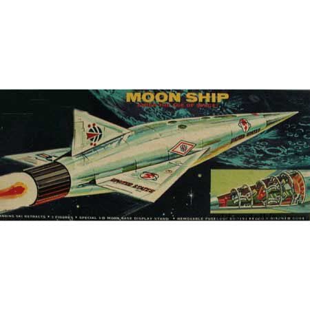 Atlantis H1825 Moonship Spacecraft 1:96 Model Kit