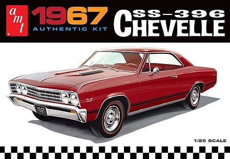 AMT 1388 1967 Chevrolet Chevelle SS396 1/25 Model Kit
