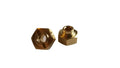 Team KNK 12X6BRA2 (2) 12mm x 6mm wide Brass Hexes with step