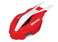 Traxxas 7911 Canopy, Front, Red/White: Aton