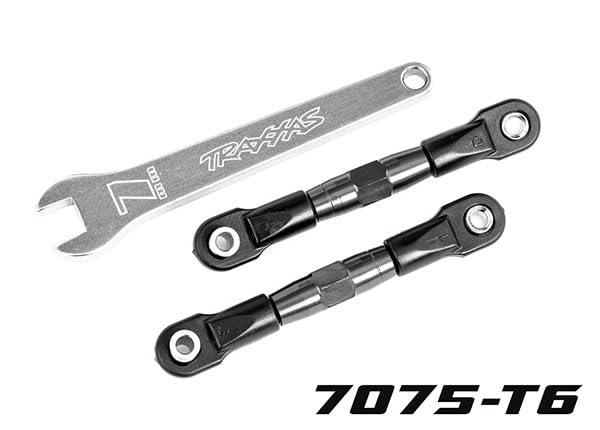 Traxxas 2443A Camber Links, Rear/Tubes Charcoal Gray-Anodized 7075-T6:Drag Slash