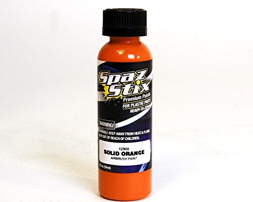 Spaz Stix SZX12900 Solid Orange Airbrush Paint 2oz
