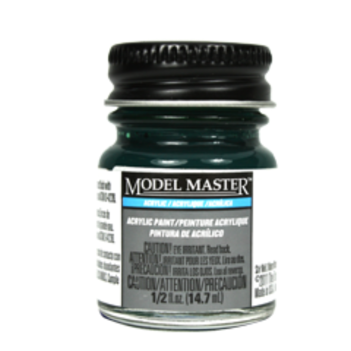Testors 4670 Model Master Acryl Dark Green Pearl Gloss Acrylic 1/2 oz