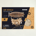 ROKR LK702 Air Vehicle Mechanical Gears 3D Wooden Airship Puzzle Kit 229 Pieces