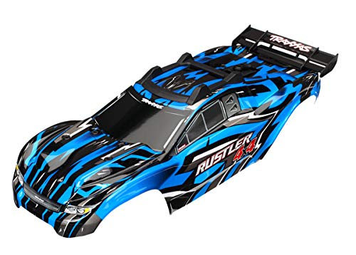 Traxxas 6718X Body, Rustler 4X4, Blue