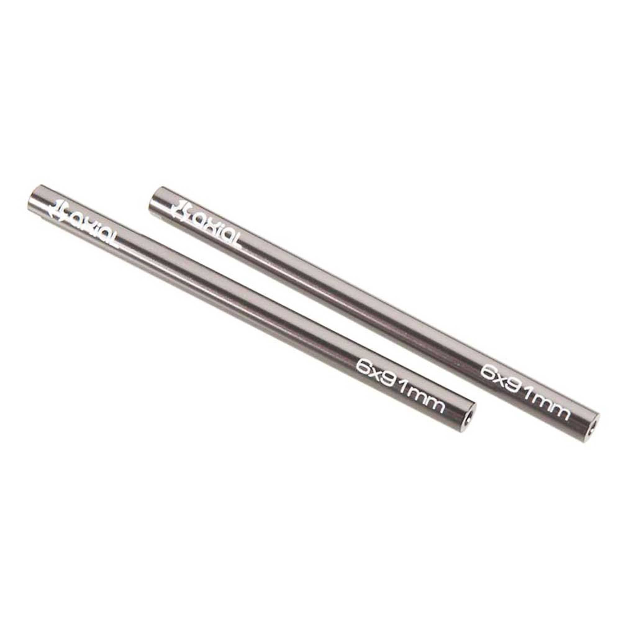 Axial AX30524 Threaded Aluminum Pipe 6x91mm Grey (2)