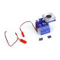 Integy C22470BL Motor Heatsink and Cooling Fan, Blue
