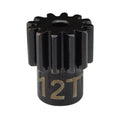 Hot Racing SDMD12M06 Steel Pinion Gear 12T .6 Module 2mm Shaft: 1/18