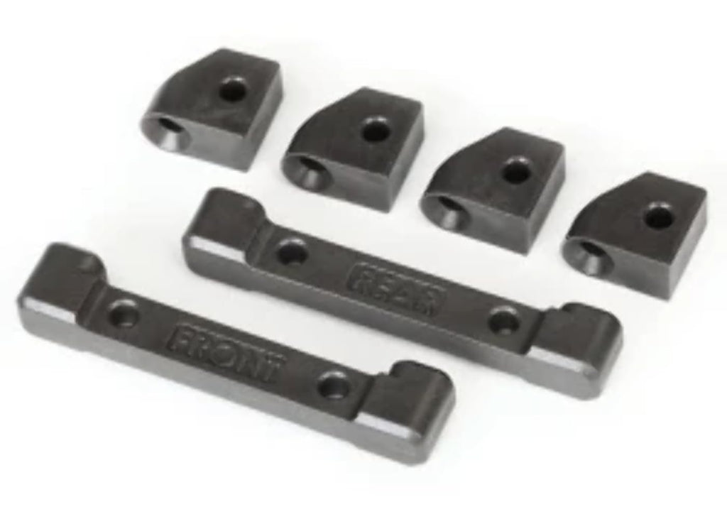 Traxxas 8334 Suspension A-Arm Mounts(4) Fr & Rr + Hinge Pin Retainers(2)