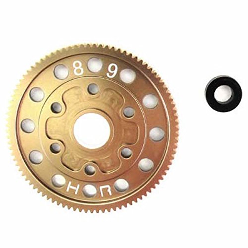 Hot Racing SCP889H Hard Anodized 89T Aluminum Spur Gear: Axial AX10