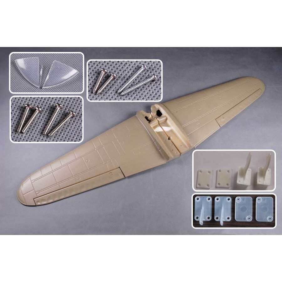 FMS MJ102GRY Main Wing, Grey: Zero 1400mm