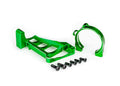 Traxxas 10261-GRN Aluminum Front and Rear Motor Mounts, Green: Maxx