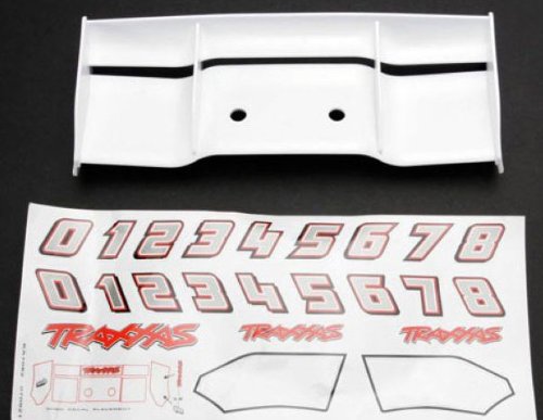 Traxxas 5412 White Deck Wing: 1/10 Revo 3.3 2.5R 2.5, E-Revo