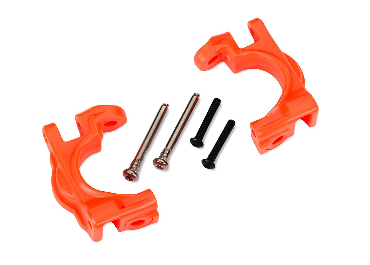 Traxxas 9032T Caster Blocks (C-Hubs), Extreme Heavy Duty, Orange (Left & Right