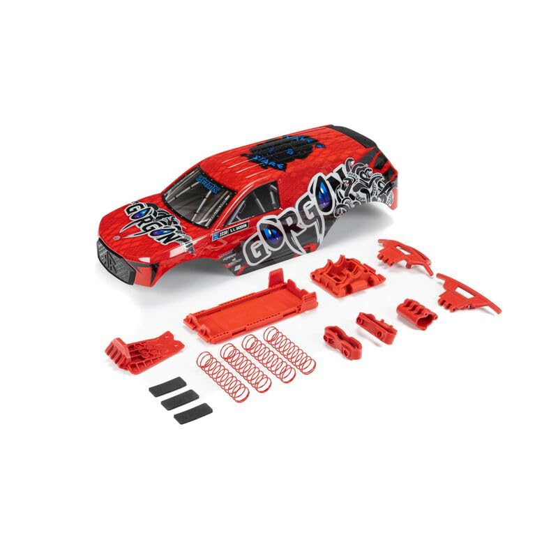 ARRMA ARA402351 GORGON Painted Decaled Trimmed Body Set Red 1/10