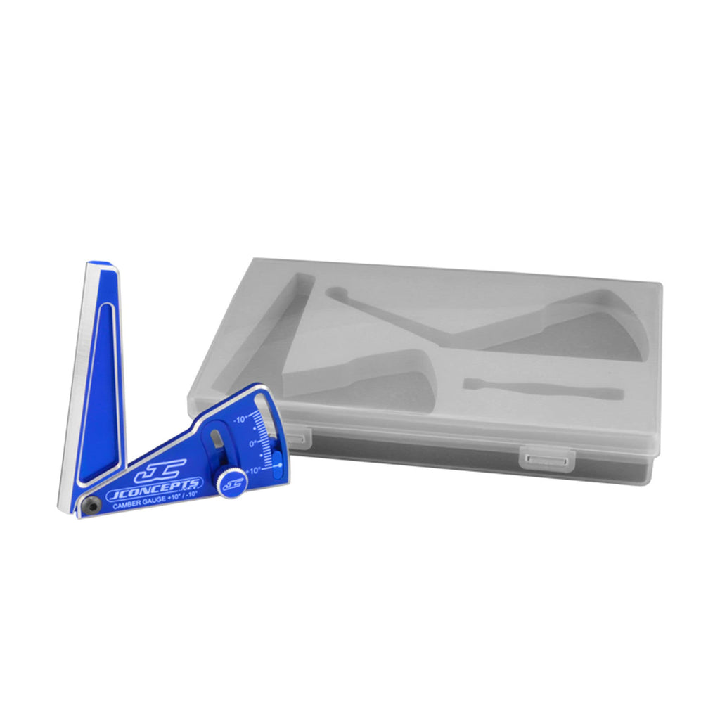 J Concepts JCO22831 Aluminum Camber Gauge, 85mm, Blue