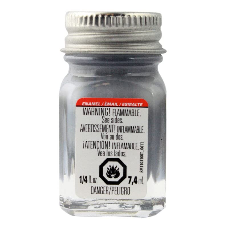 Testors 1138TT Gray Gloss Enamel Paint 1/4 oz Model Hobby Paint