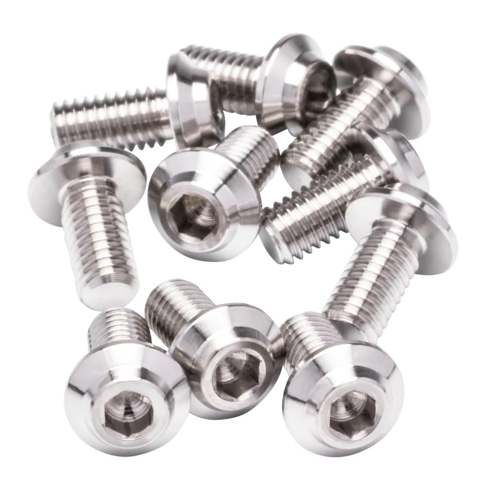 1UP Racing 720006 Pro Duty Titanium LowPro Screws - M3x6 - 10pcs